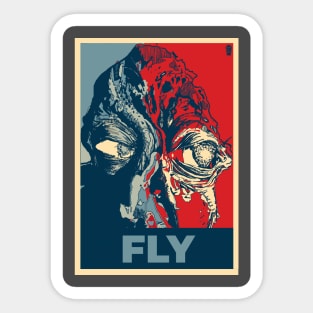 Motivational Horror - Fly Sticker